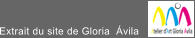 Extrait du site de Gloria  �vila